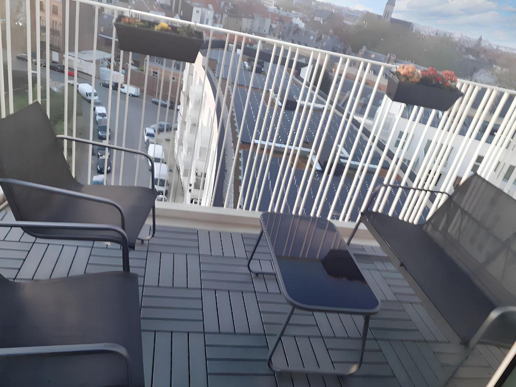Modern Apartment In Cureghem Anderlecht 134 M² + Terrace Брюссель Экстерьер фото